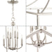 Parkhurst Foyer Chandelier-Foyer/Hall Lanterns-Progress Lighting-Lighting Design Store