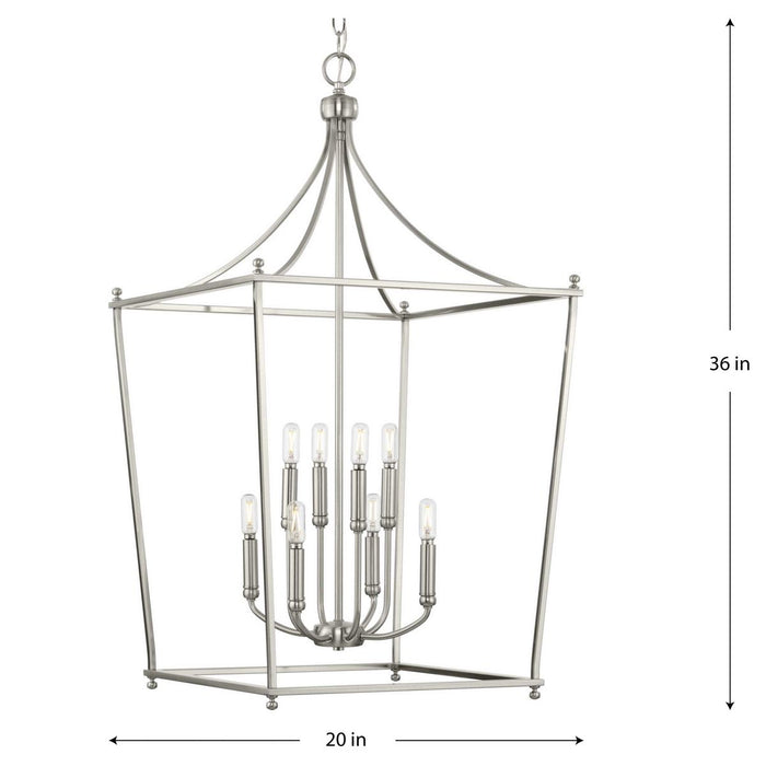 Parkhurst Foyer Chandelier-Foyer/Hall Lanterns-Progress Lighting-Lighting Design Store