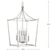 Parkhurst Foyer Chandelier-Foyer/Hall Lanterns-Progress Lighting-Lighting Design Store