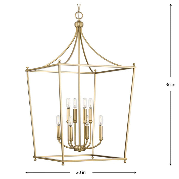 Parkhurst Foyer Chandelier-Foyer/Hall Lanterns-Progress Lighting-Lighting Design Store