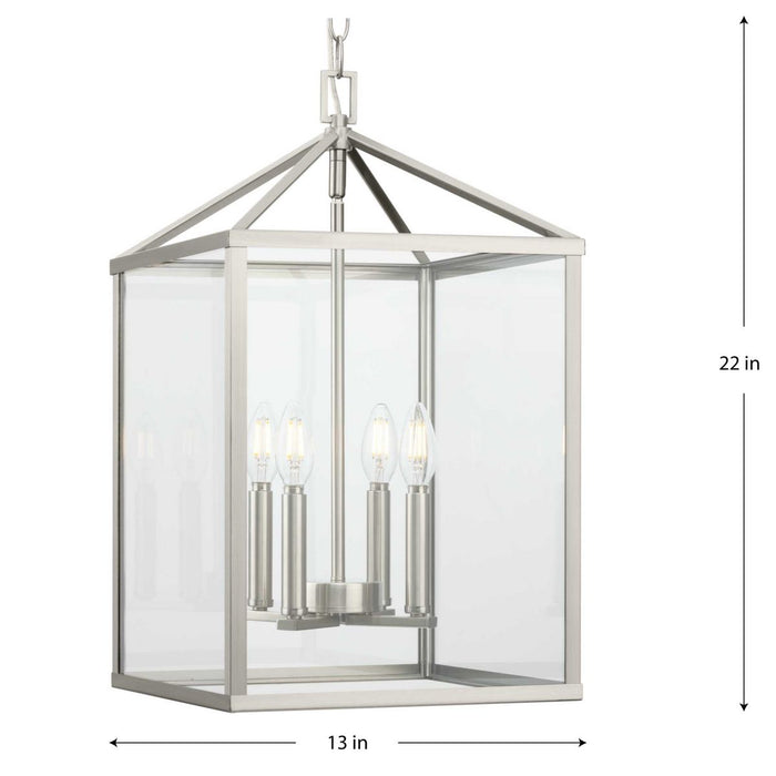 Hillcrest Four Light Foyer Pendant-Foyer/Hall Lanterns-Progress Lighting-Lighting Design Store