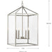 Hillcrest Four Light Foyer Pendant-Foyer/Hall Lanterns-Progress Lighting-Lighting Design Store