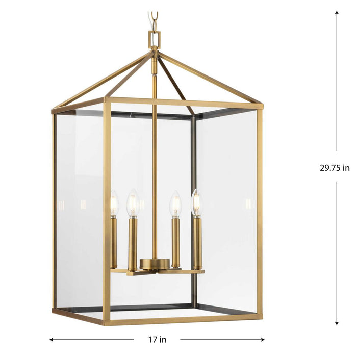Hillcrest Four Light Foyer Pendant-Foyer/Hall Lanterns-Progress Lighting-Lighting Design Store