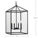 Hillcrest Four Light Foyer Pendant-Foyer/Hall Lanterns-Progress Lighting-Lighting Design Store