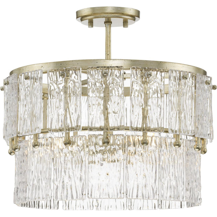 Chevall Three Light Pendant-Semi-Flush Mts.-Progress Lighting-Lighting Design Store
