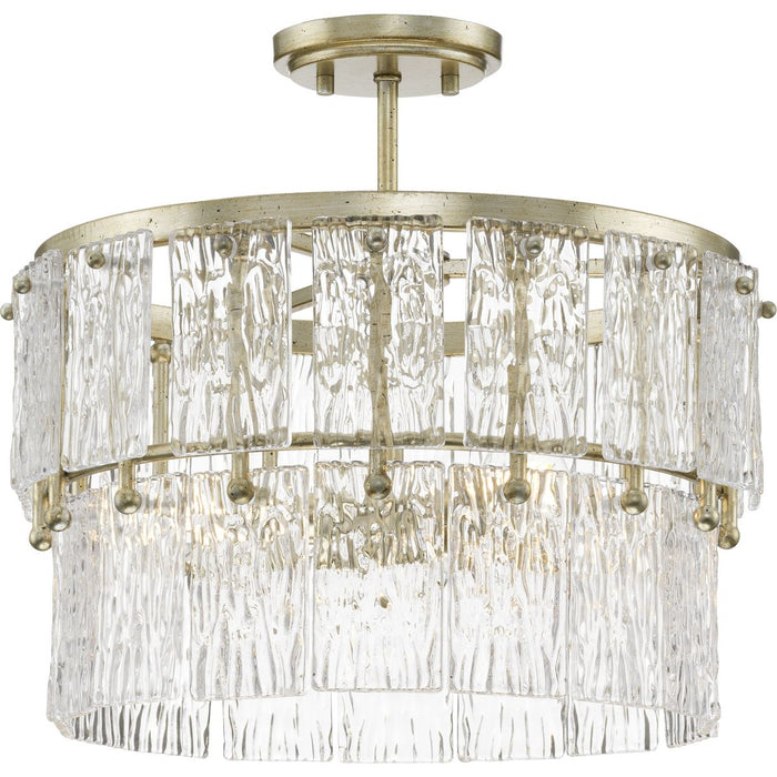 Chevall Three Light Pendant-Semi-Flush Mts.-Progress Lighting-Lighting Design Store