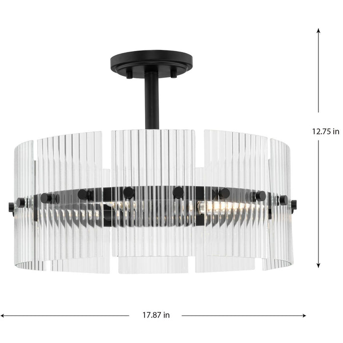 Seville Four Light Pendant-Semi-Flush Mts.-Progress Lighting-Lighting Design Store