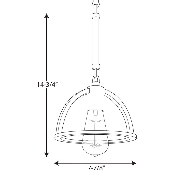 Trestle Mini Pendant-Mini Pendants-Progress Lighting-Lighting Design Store