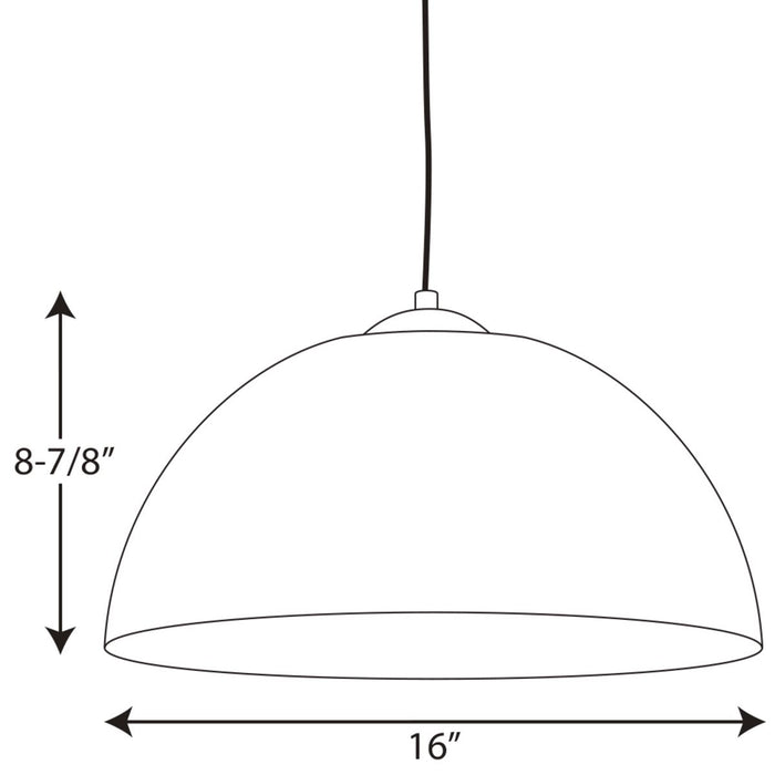 Dome LED Pendant-Pendants-Progress Lighting-Lighting Design Store