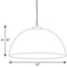 Dome LED Pendant-Pendants-Progress Lighting-Lighting Design Store