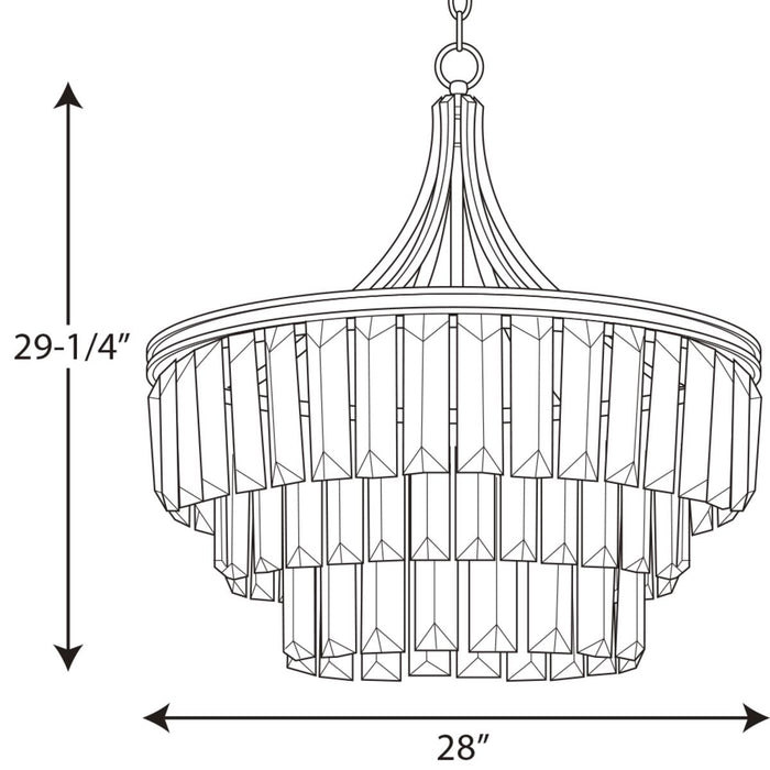 Glimmer Pendant-Mid. Chandeliers-Progress Lighting-Lighting Design Store