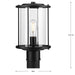 Gunther Outdoor Post Lantern-Exterior-Progress Lighting-Lighting Design Store