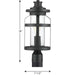 Haslett Post Lantern-Exterior-Progress Lighting-Lighting Design Store