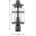 Haslett Post Lantern-Exterior-Progress Lighting-Lighting Design Store