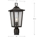 Padgett Outdoor Post Mount-Exterior-Progress Lighting-Lighting Design Store