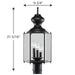 Three Light Post Lantern-Exterior-Progress Lighting-Lighting Design Store