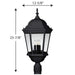 Welbourne Post Lantern-Exterior-Progress Lighting-Lighting Design Store