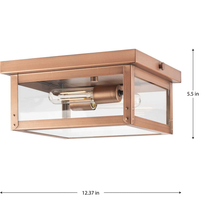 Union Square Outdoor Flush Mount-Exterior-Progress Lighting-Lighting Design Store