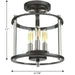 Squire Semi-Flush convertible-Exterior-Progress Lighting-Lighting Design Store