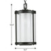 Irondale Hanging Lantern-Exterior-Progress Lighting-Lighting Design Store