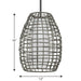 Pawley Hanging Lantern-Pendants-Progress Lighting-Lighting Design Store