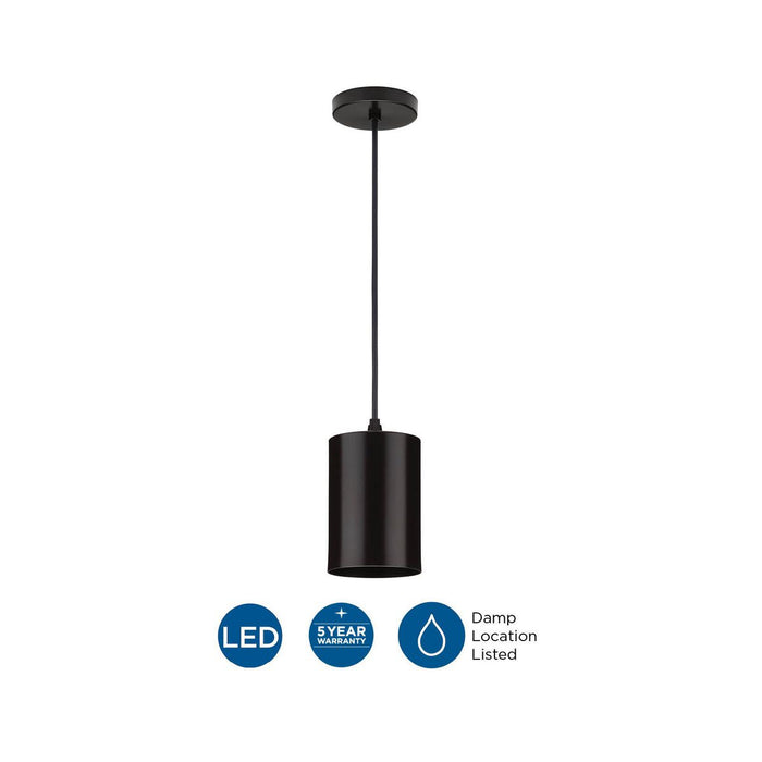 LED Cord Mount Cylinder-Mini Pendants-Progress Lighting-Lighting Design Store