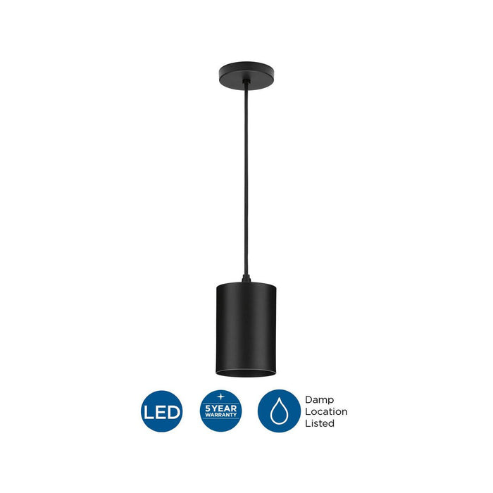 LED Cord Mount Cylinder-Mini Pendants-Progress Lighting-Lighting Design Store