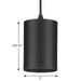 LED Cord Mount Cylinder-Mini Pendants-Progress Lighting-Lighting Design Store