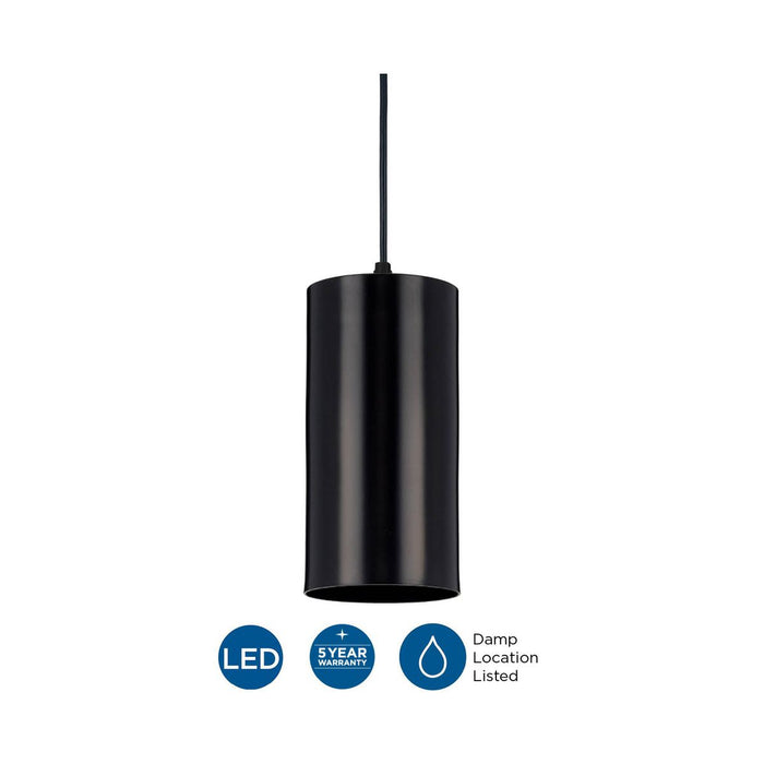LED Cord Mount Cylinder-Mini Pendants-Progress Lighting-Lighting Design Store