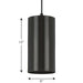 LED Cord Mount Cylinder-Mini Pendants-Progress Lighting-Lighting Design Store