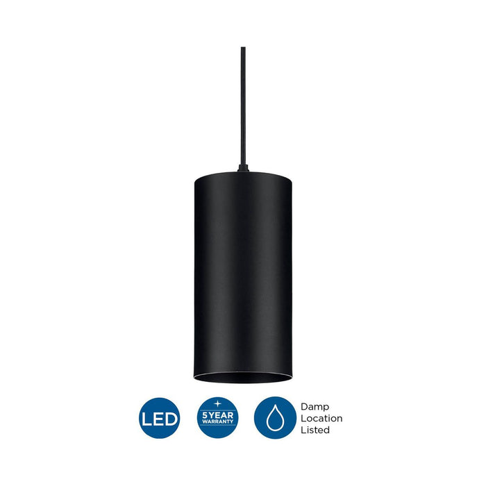 LED Cord Mount Cylinder-Mini Pendants-Progress Lighting-Lighting Design Store