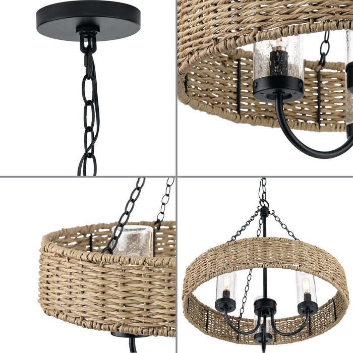 Pembroke Outdoor Chandelier-Exterior-Progress Lighting-Lighting Design Store