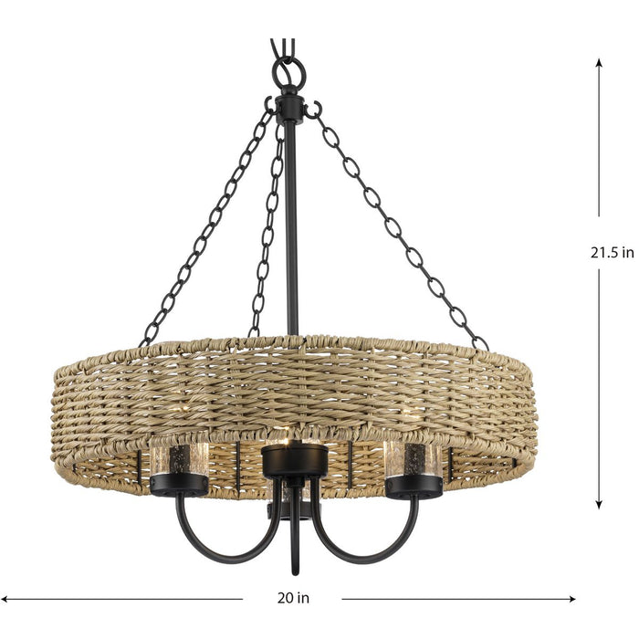 Pembroke Outdoor Chandelier-Exterior-Progress Lighting-Lighting Design Store