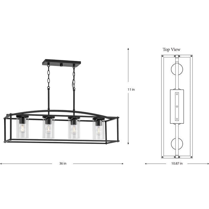Swansea Outdoor Island Chandelier-Linear/Island-Progress Lighting-Lighting Design Store