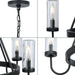 Swansea Outdoor Chandelier-Exterior-Progress Lighting-Lighting Design Store