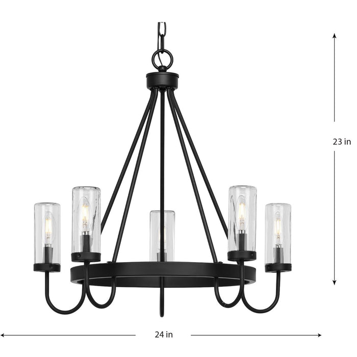 Swansea Outdoor Chandelier-Exterior-Progress Lighting-Lighting Design Store