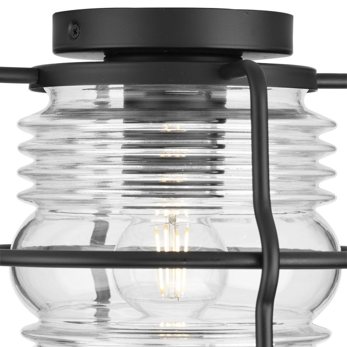 Keegan Outdoor Flush Mount-Exterior-Progress Lighting-Lighting Design Store