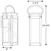 Union Square Wall Lantern-Exterior-Progress Lighting-Lighting Design Store