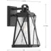 Cron Wall Lantern-Exterior-Progress Lighting-Lighting Design Store