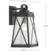 Cron Wall Lantern-Exterior-Progress Lighting-Lighting Design Store