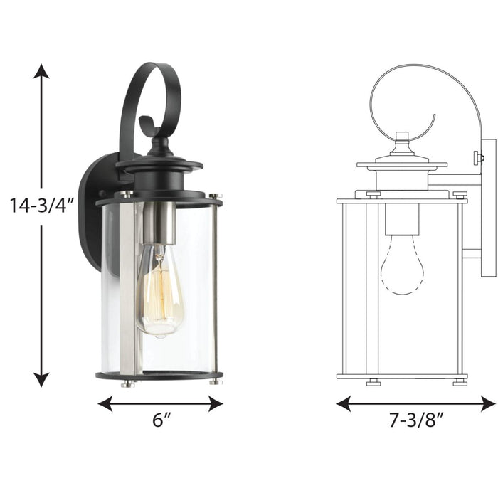 Squire Wall Lantern-Exterior-Progress Lighting-Lighting Design Store