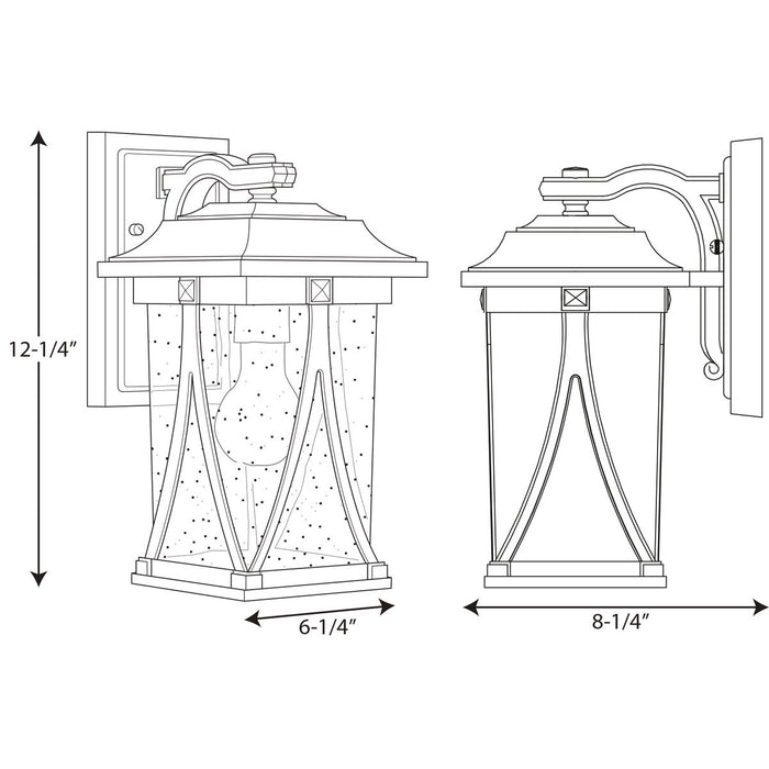 Abbott Wall Lantern-Exterior-Progress Lighting-Lighting Design Store