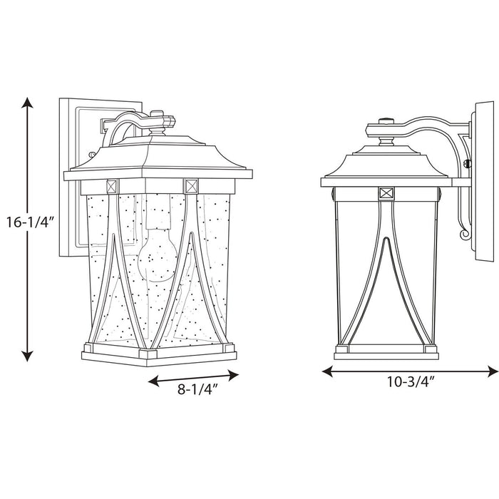 Abbott Wall Lantern-Exterior-Progress Lighting-Lighting Design Store