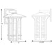 Cullman Wall Lantern-Exterior-Progress Lighting-Lighting Design Store