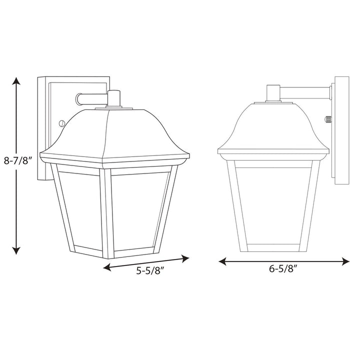 Die-Cast LED Lantern LED Wall Lantern-Exterior-Progress Lighting-Lighting Design Store