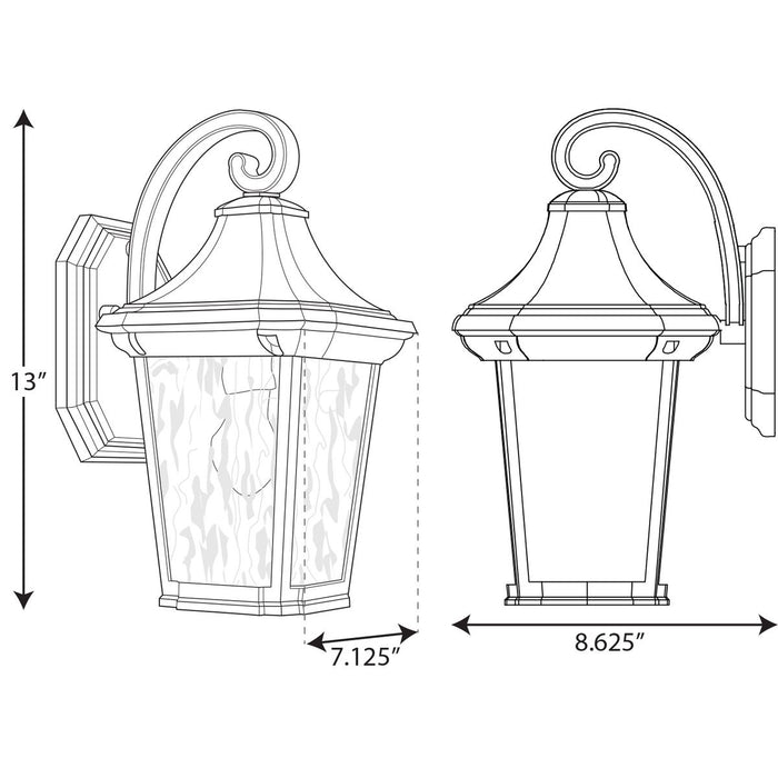 Marquette Wall Lantern-Exterior-Progress Lighting-Lighting Design Store