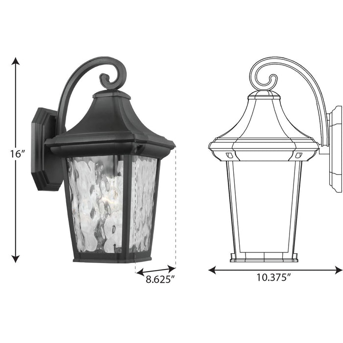 Marquette Wall Lantern-Exterior-Progress Lighting-Lighting Design Store