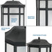 Milford Non-Metallic Lantern Wall Lantern-Exterior-Progress Lighting-Lighting Design Store