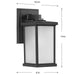 Trafford Non-Metallic Lantern Wall Lantern-Exterior-Progress Lighting-Lighting Design Store