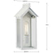 Point Dume-Dunemere One Light Outdoor Wall Lantern-Exterior-Progress Lighting-Lighting Design Store